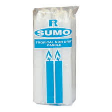 Sumo Candles-White