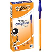 Bic Pen Orange Blue-1pc