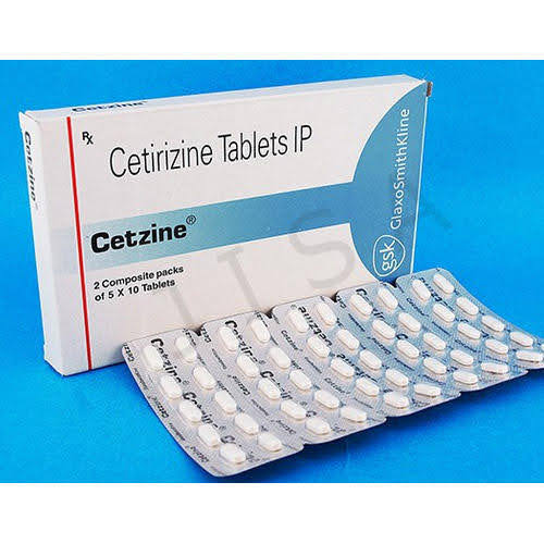Cetirizine HCL 1-Tablet B.p 10mg