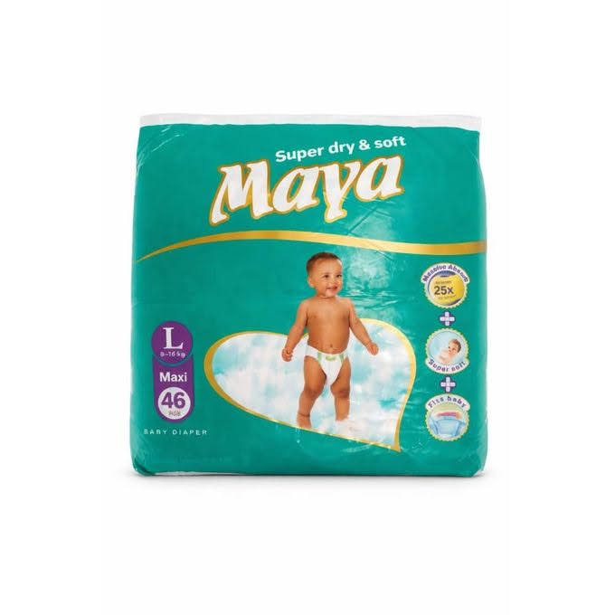 Maya Daiper Large 40Pc (HC)